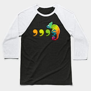 Comma Chameleon Baseball T-Shirt